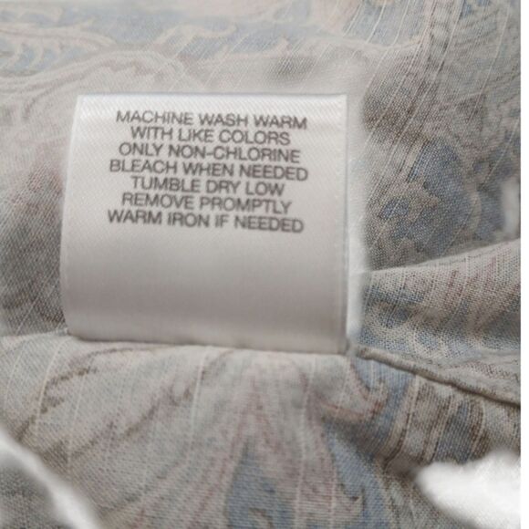 Cremieux Classics Blue Paisley Print Shirt - Picture 3 of 3